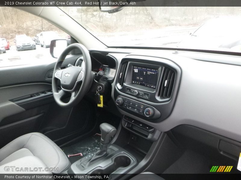Red Hot / Jet Black/Dark Ash 2019 Chevrolet Colorado WT Crew Cab 4x4