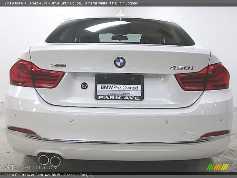 Mineral White Metallic / Cognac 2019 BMW 4 Series 430i xDrive Gran Coupe