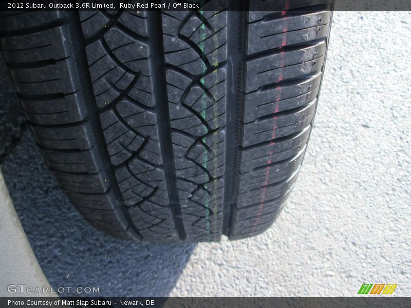 Ruby Red Pearl / Off Black 2012 Subaru Outback 3.6R Limited