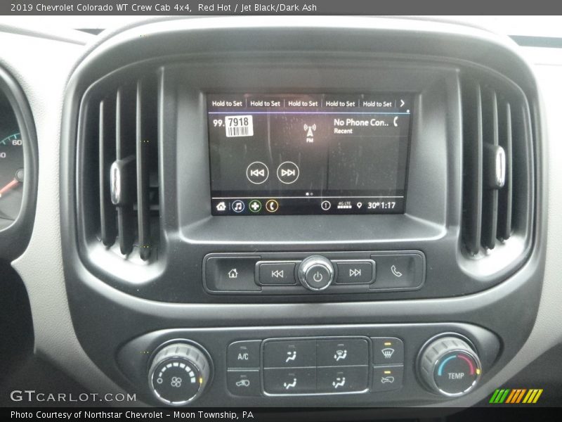 Red Hot / Jet Black/Dark Ash 2019 Chevrolet Colorado WT Crew Cab 4x4