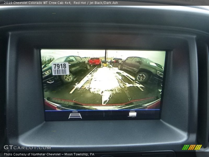 Red Hot / Jet Black/Dark Ash 2019 Chevrolet Colorado WT Crew Cab 4x4