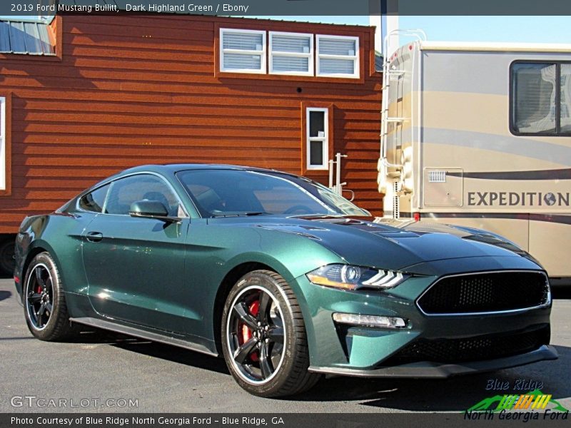 Dark Highland Green / Ebony 2019 Ford Mustang Bullitt