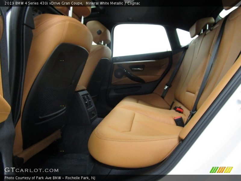 Mineral White Metallic / Cognac 2019 BMW 4 Series 430i xDrive Gran Coupe
