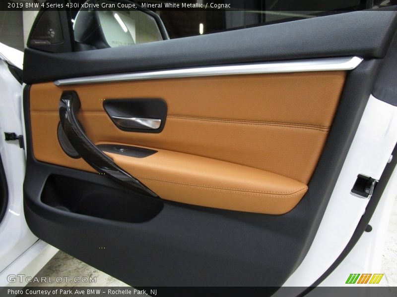 Mineral White Metallic / Cognac 2019 BMW 4 Series 430i xDrive Gran Coupe
