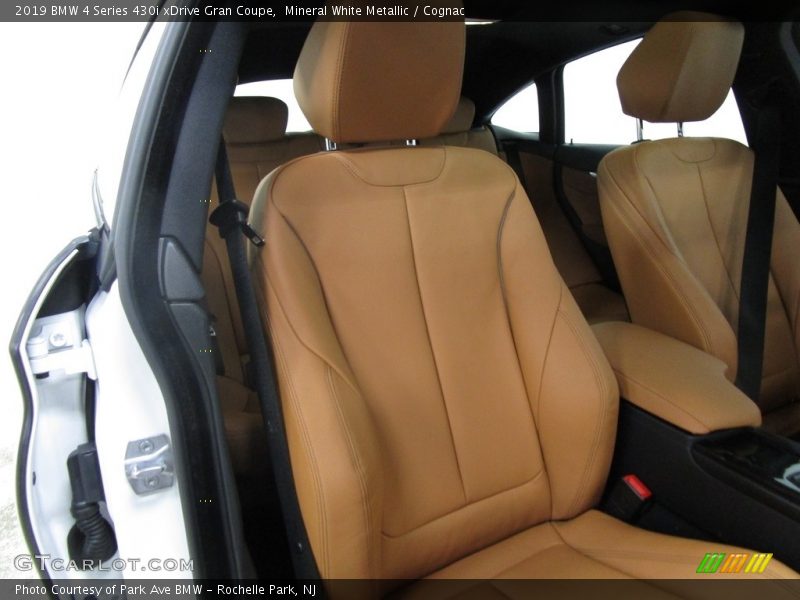 Mineral White Metallic / Cognac 2019 BMW 4 Series 430i xDrive Gran Coupe