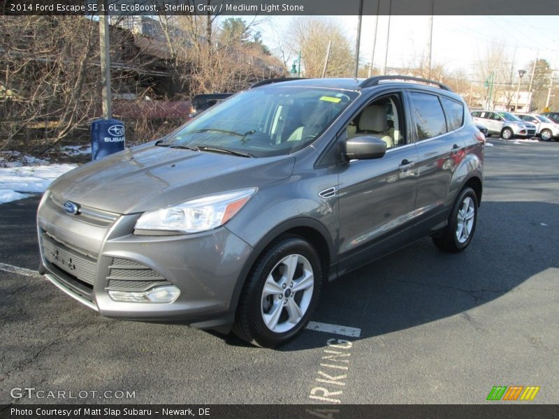 Sterling Gray / Medium Light Stone 2014 Ford Escape SE 1.6L EcoBoost
