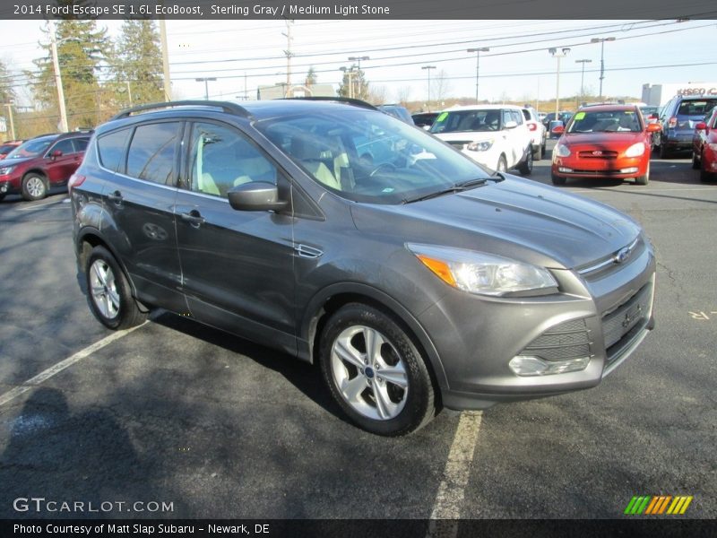 Sterling Gray / Medium Light Stone 2014 Ford Escape SE 1.6L EcoBoost