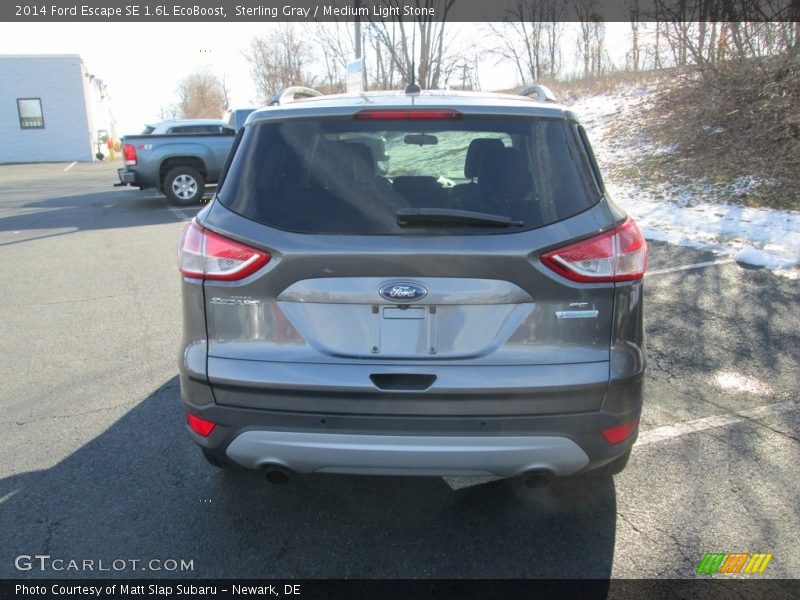Sterling Gray / Medium Light Stone 2014 Ford Escape SE 1.6L EcoBoost