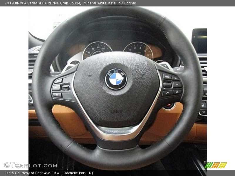 Mineral White Metallic / Cognac 2019 BMW 4 Series 430i xDrive Gran Coupe