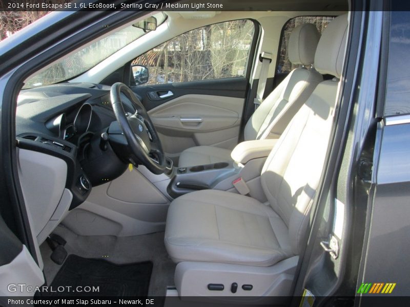 Sterling Gray / Medium Light Stone 2014 Ford Escape SE 1.6L EcoBoost