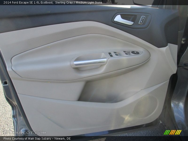 Sterling Gray / Medium Light Stone 2014 Ford Escape SE 1.6L EcoBoost
