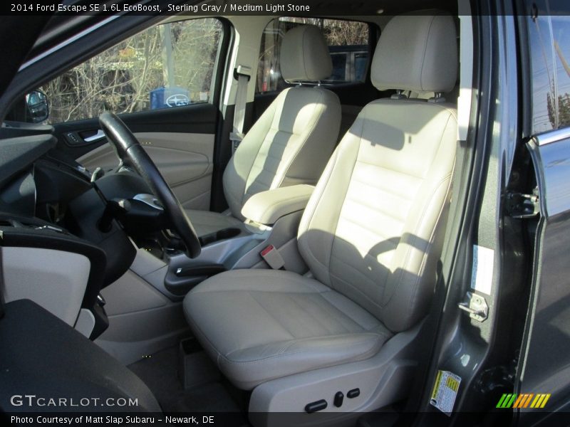 Sterling Gray / Medium Light Stone 2014 Ford Escape SE 1.6L EcoBoost