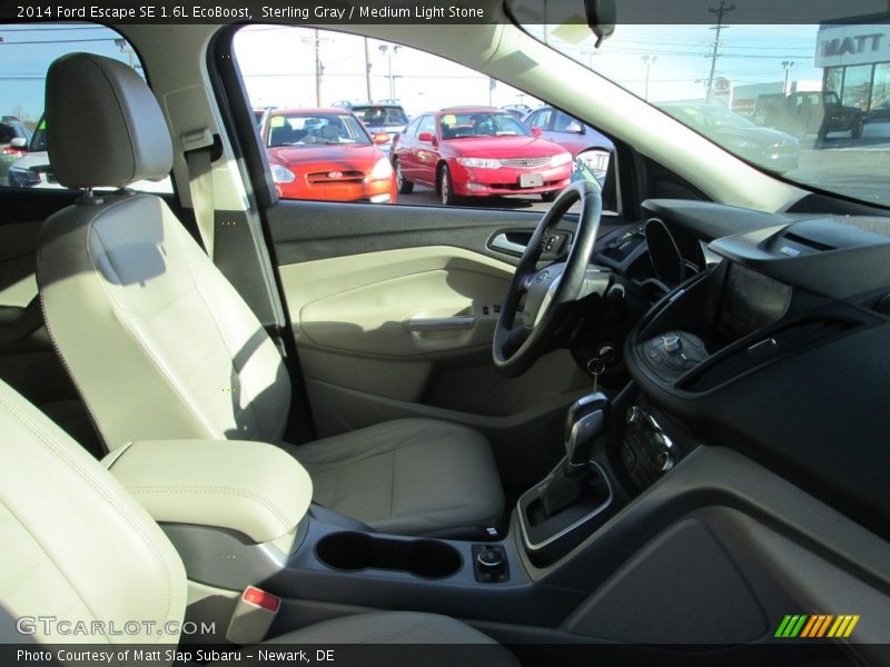 Sterling Gray / Medium Light Stone 2014 Ford Escape SE 1.6L EcoBoost