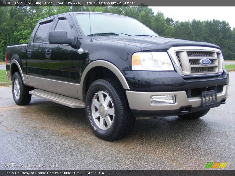 Black / Castano Brown Leather 2005 Ford F150 King Ranch SuperCrew 4x4