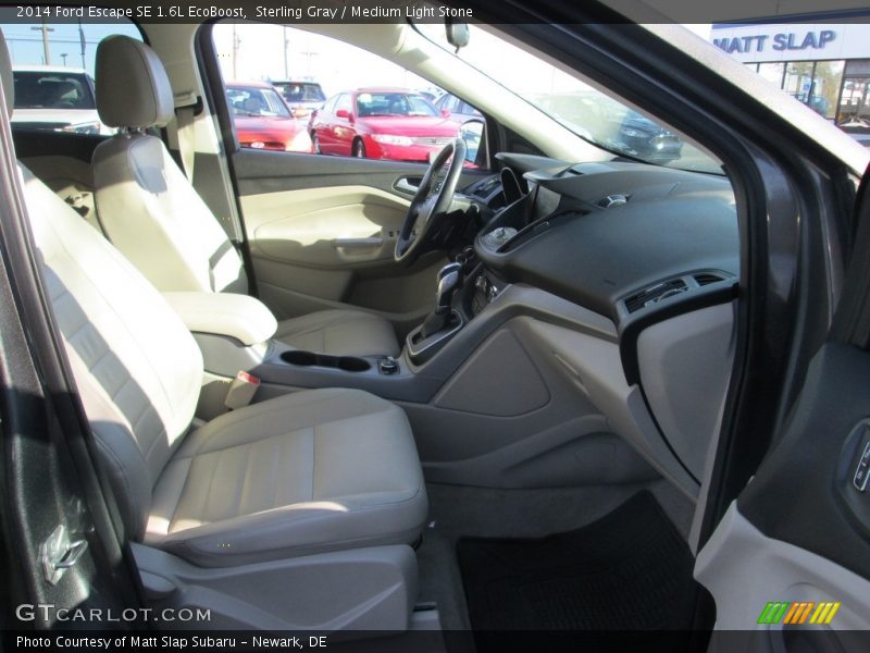 Sterling Gray / Medium Light Stone 2014 Ford Escape SE 1.6L EcoBoost