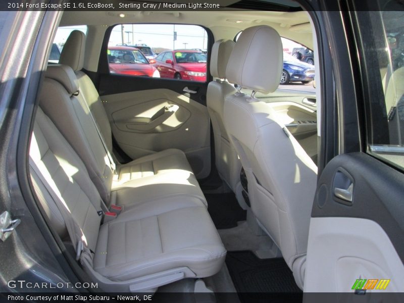 Sterling Gray / Medium Light Stone 2014 Ford Escape SE 1.6L EcoBoost