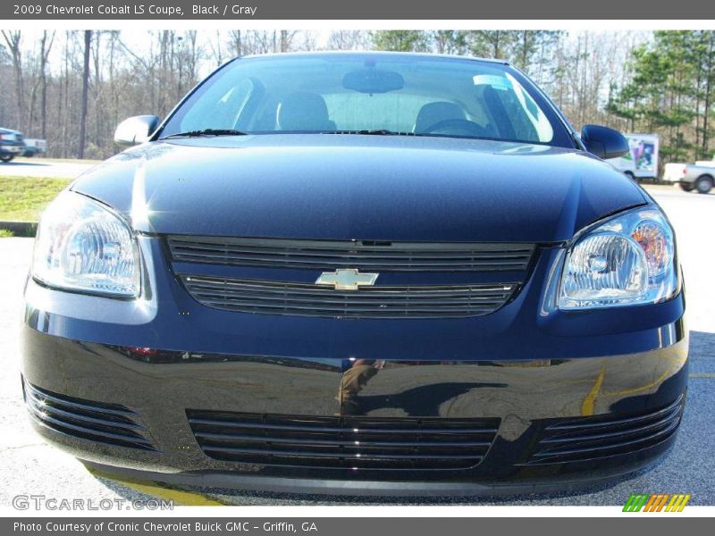 Black / Gray 2009 Chevrolet Cobalt LS Coupe