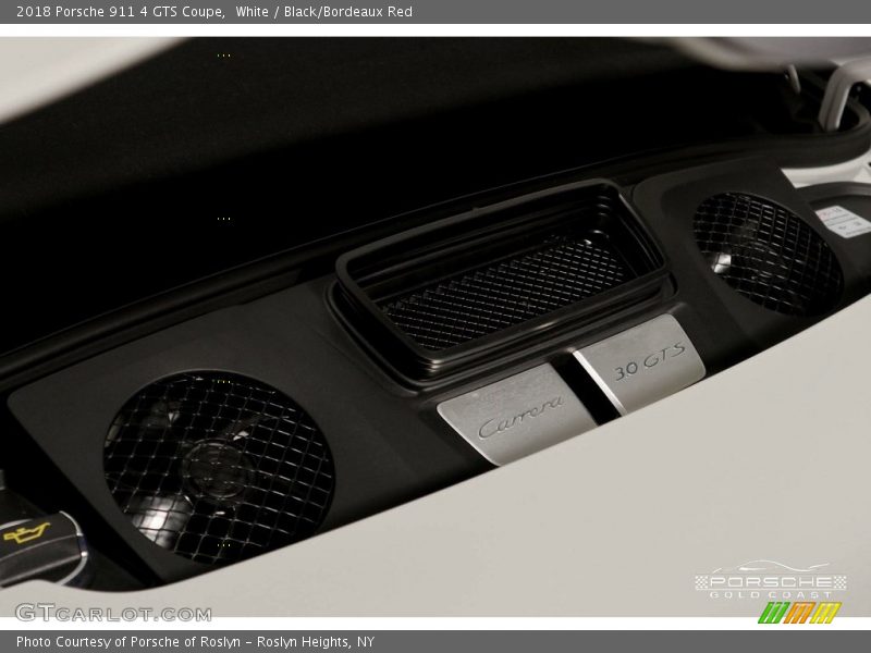 White / Black/Bordeaux Red 2018 Porsche 911 4 GTS Coupe