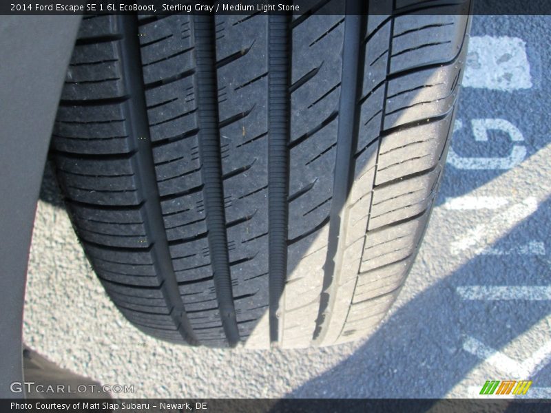Sterling Gray / Medium Light Stone 2014 Ford Escape SE 1.6L EcoBoost