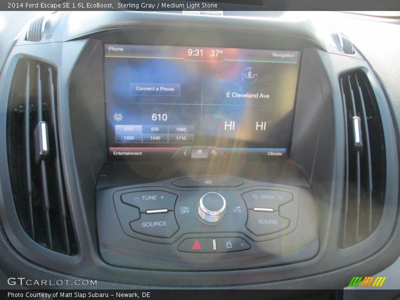 Sterling Gray / Medium Light Stone 2014 Ford Escape SE 1.6L EcoBoost