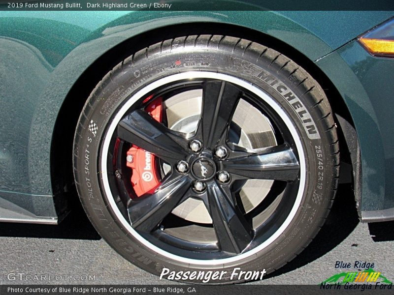 Dark Highland Green / Ebony 2019 Ford Mustang Bullitt