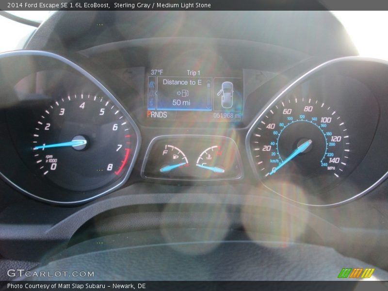 Sterling Gray / Medium Light Stone 2014 Ford Escape SE 1.6L EcoBoost