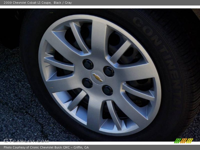Black / Gray 2009 Chevrolet Cobalt LS Coupe