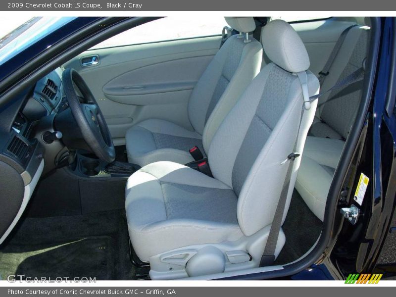 Black / Gray 2009 Chevrolet Cobalt LS Coupe