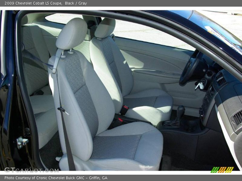 Black / Gray 2009 Chevrolet Cobalt LS Coupe