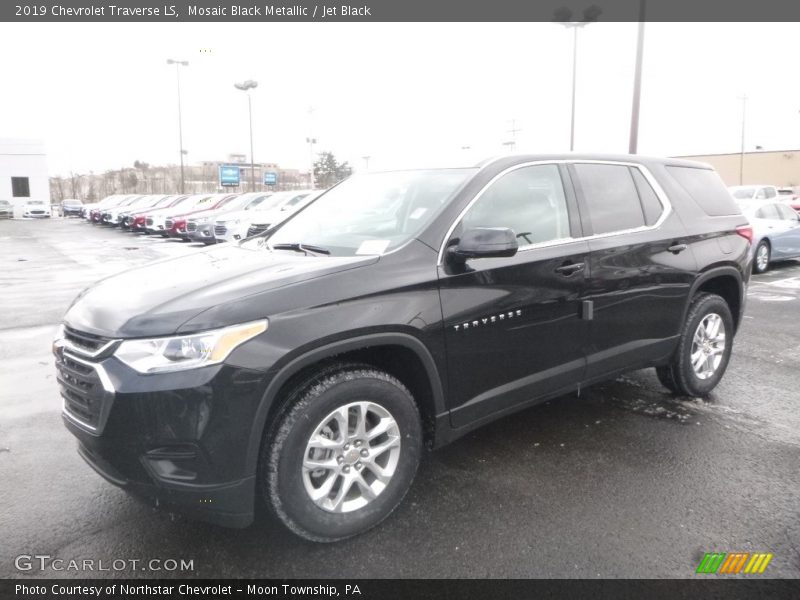 Mosaic Black Metallic / Jet Black 2019 Chevrolet Traverse LS