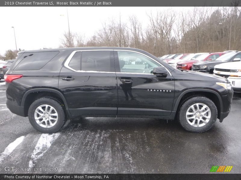 Mosaic Black Metallic / Jet Black 2019 Chevrolet Traverse LS