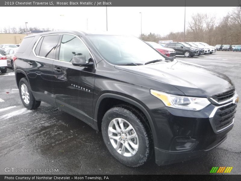 Mosaic Black Metallic / Jet Black 2019 Chevrolet Traverse LS