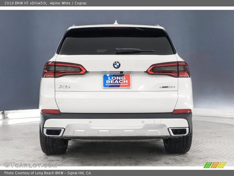 Alpine White / Cognac 2019 BMW X5 xDrive50i