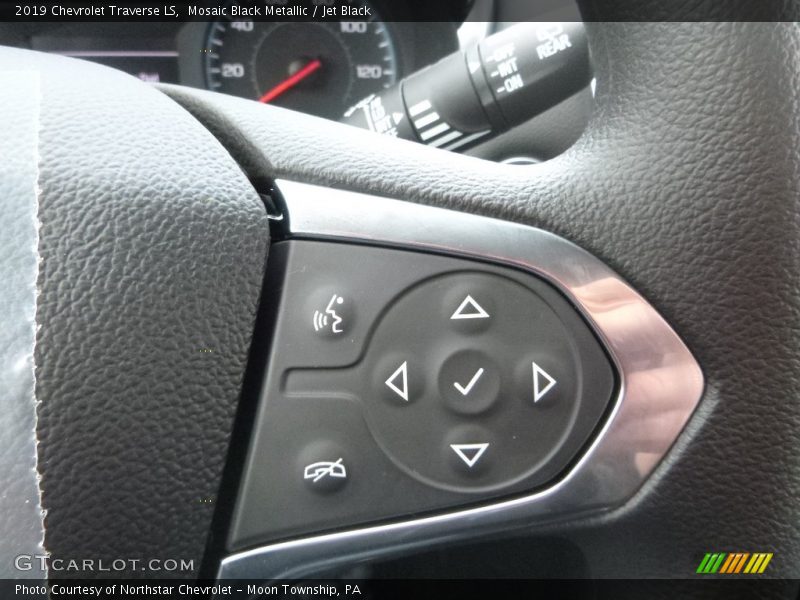 Mosaic Black Metallic / Jet Black 2019 Chevrolet Traverse LS