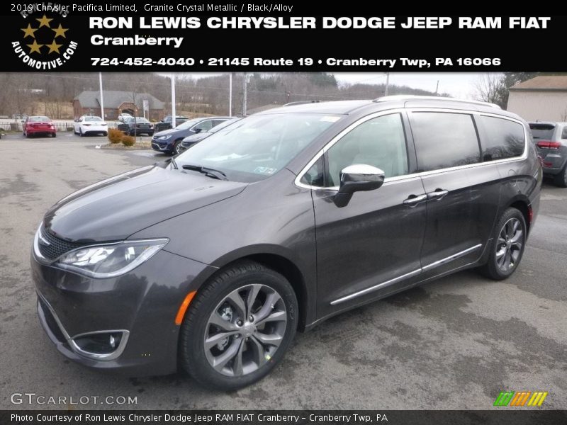Granite Crystal Metallic / Black/Alloy 2019 Chrysler Pacifica Limited