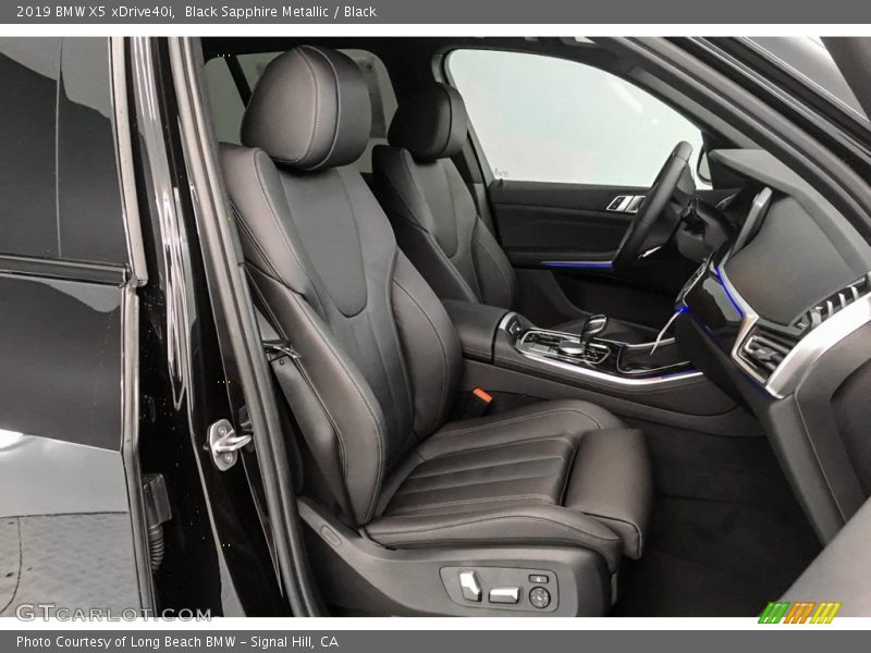 Black Sapphire Metallic / Black 2019 BMW X5 xDrive40i