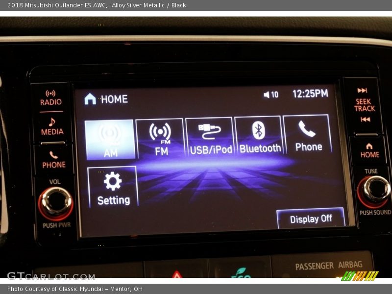 Controls of 2018 Outlander ES AWC