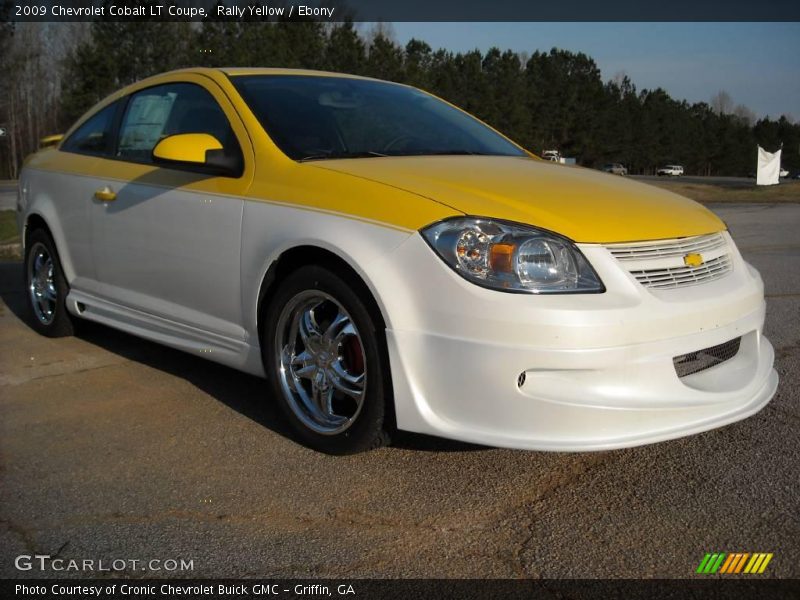 Rally Yellow / Ebony 2009 Chevrolet Cobalt LT Coupe