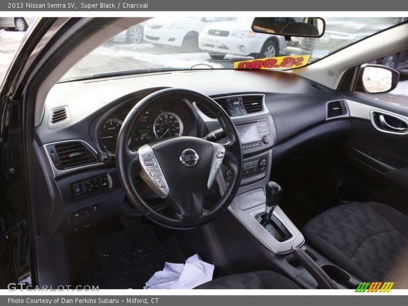Super Black / Charcoal 2013 Nissan Sentra SV
