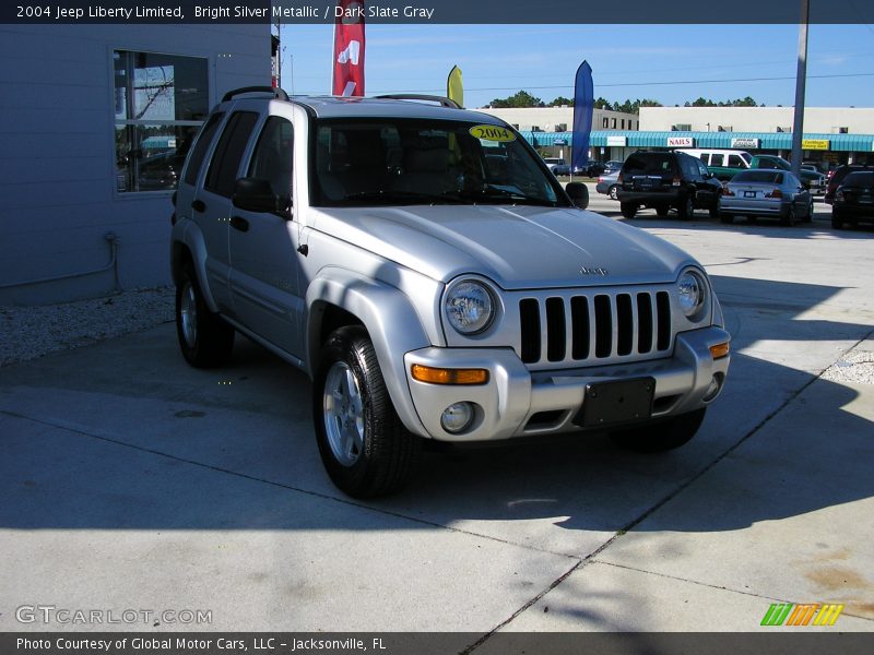Bright Silver Metallic / Dark Slate Gray 2004 Jeep Liberty Limited