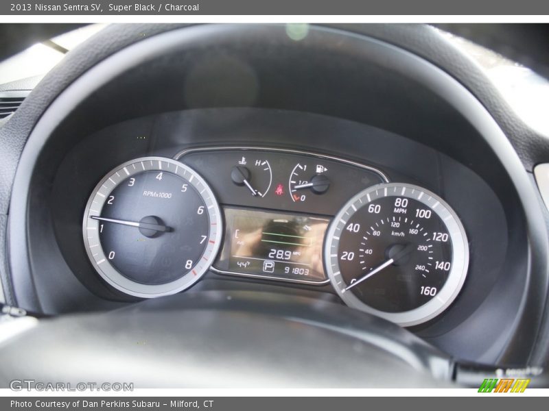 Super Black / Charcoal 2013 Nissan Sentra SV