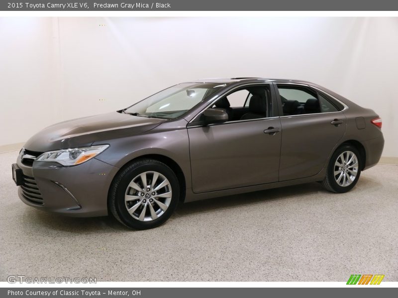 Predawn Gray Mica / Black 2015 Toyota Camry XLE V6