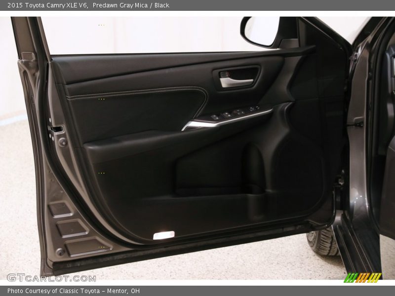 Predawn Gray Mica / Black 2015 Toyota Camry XLE V6
