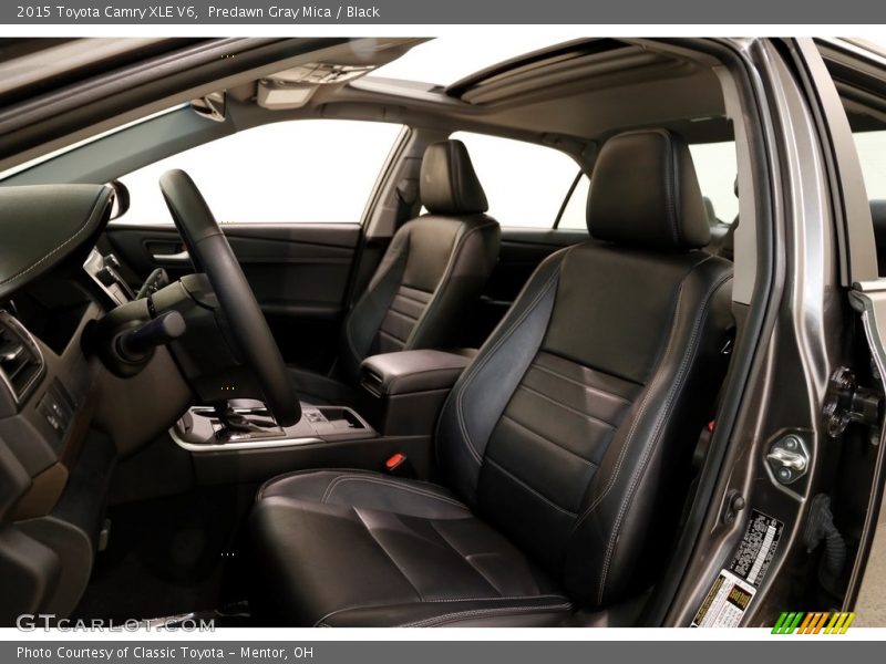 Predawn Gray Mica / Black 2015 Toyota Camry XLE V6