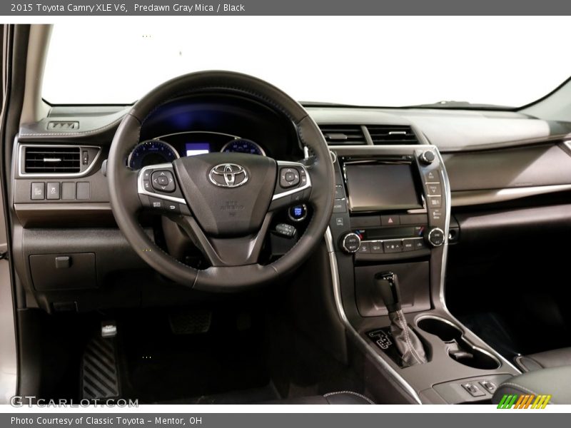 Predawn Gray Mica / Black 2015 Toyota Camry XLE V6