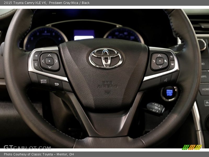 Predawn Gray Mica / Black 2015 Toyota Camry XLE V6