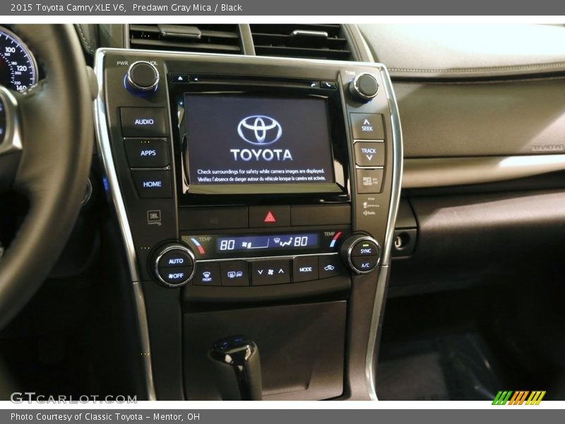 Predawn Gray Mica / Black 2015 Toyota Camry XLE V6