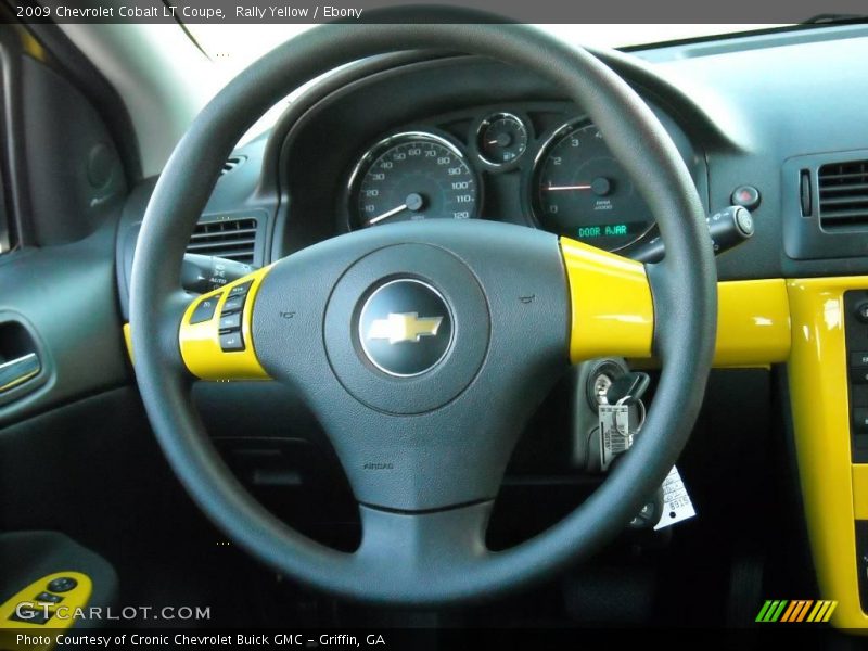 Rally Yellow / Ebony 2009 Chevrolet Cobalt LT Coupe