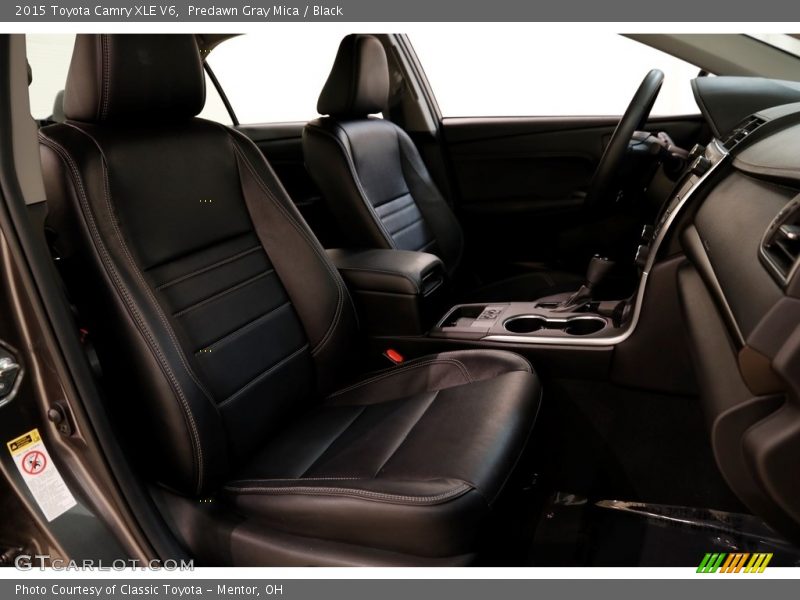 Predawn Gray Mica / Black 2015 Toyota Camry XLE V6