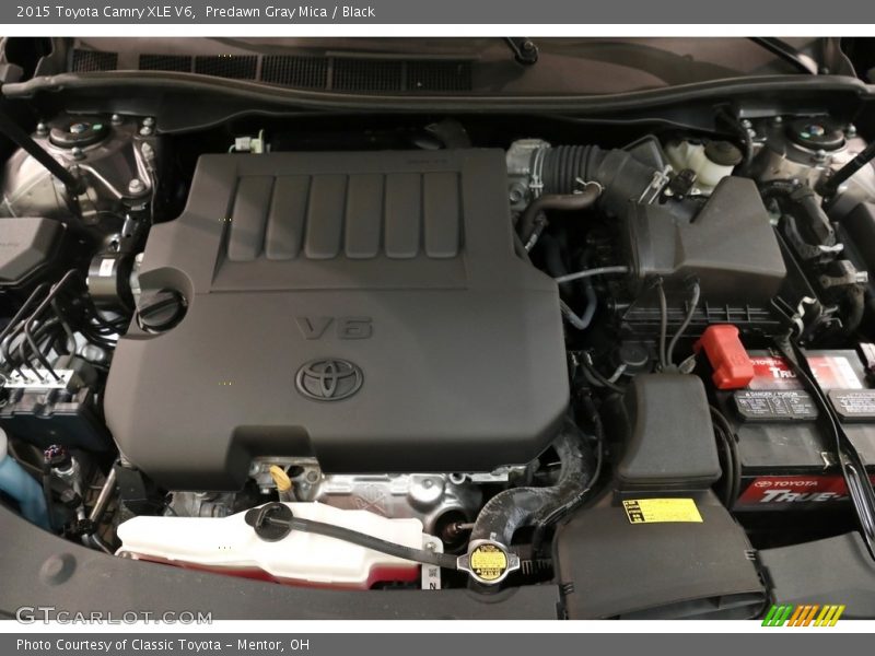 Predawn Gray Mica / Black 2015 Toyota Camry XLE V6